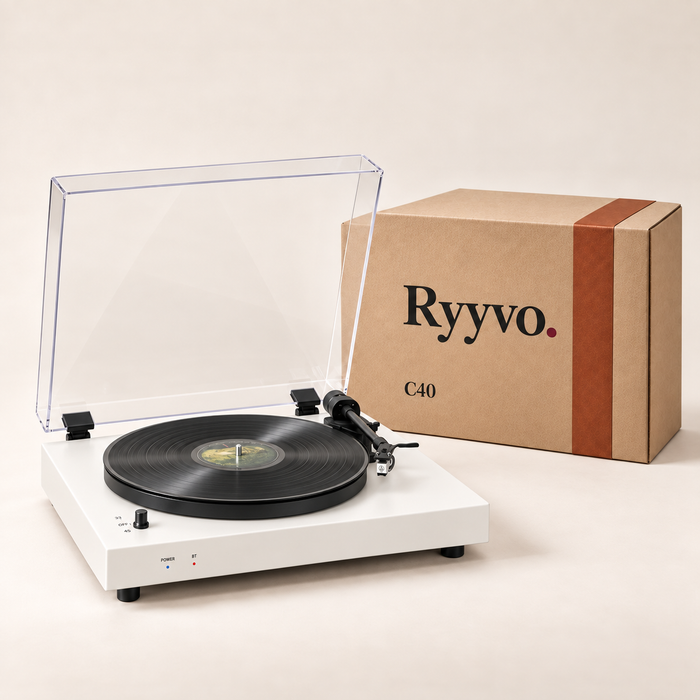 Ryyvo C40 Turntable with Adjustable Arm