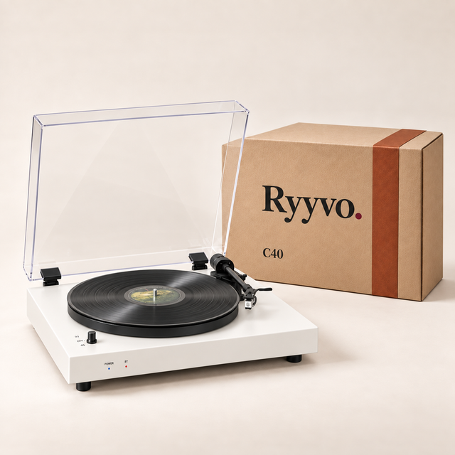 Ryyvo C40 Turntable with Adjustable Arm