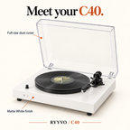Ryyvo C40 Turntable with Adjustable Arm