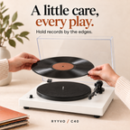 Ryyvo C40 Turntable with Adjustable Arm