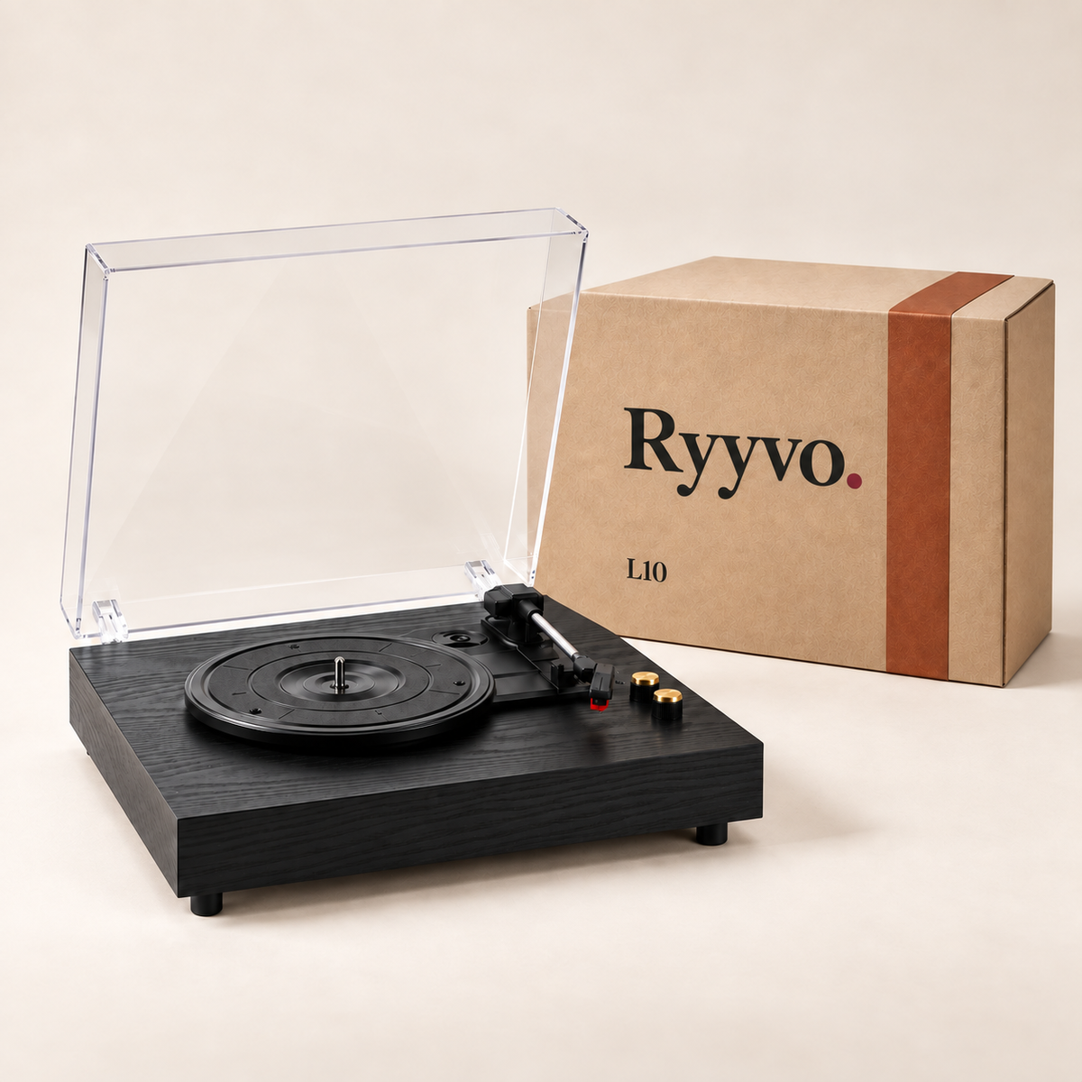 Ryyvo L10 Turntable in Three Finishes