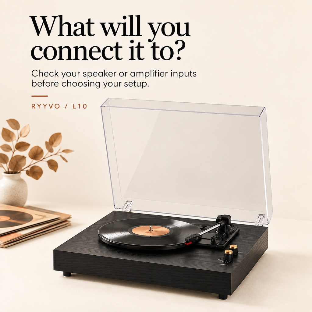 Ryyvo L10 Turntable in Three Finishes