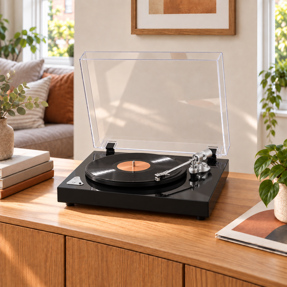 Ryyvo T50 Turntable in Black or White
