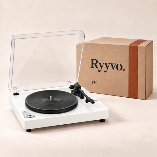 Ryyvo T50 Turntable in Black or White