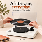 Ryyvo T50 Turntable in Black or White